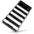 Black and White Striped Marble Google Pixel 6 Clear Case